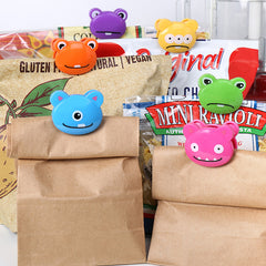 Bag Clips 6 Set + Crazy Monsters