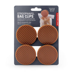 Stroopwafel Bag Clip Set Of 4