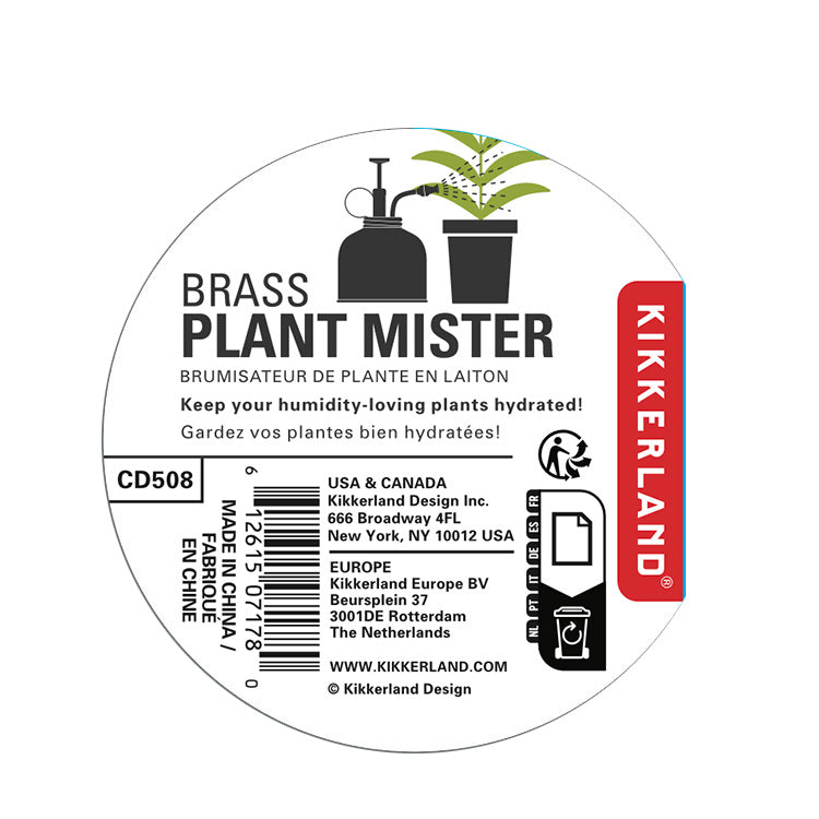 Plant Mister Brass