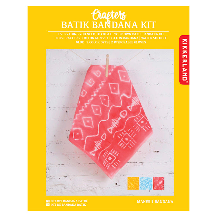 Crafters Batik Bandana Kit
