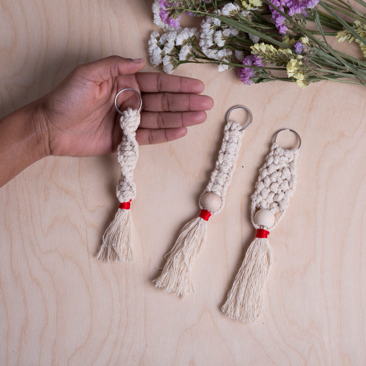 Crafters Macrame Keychain Kit