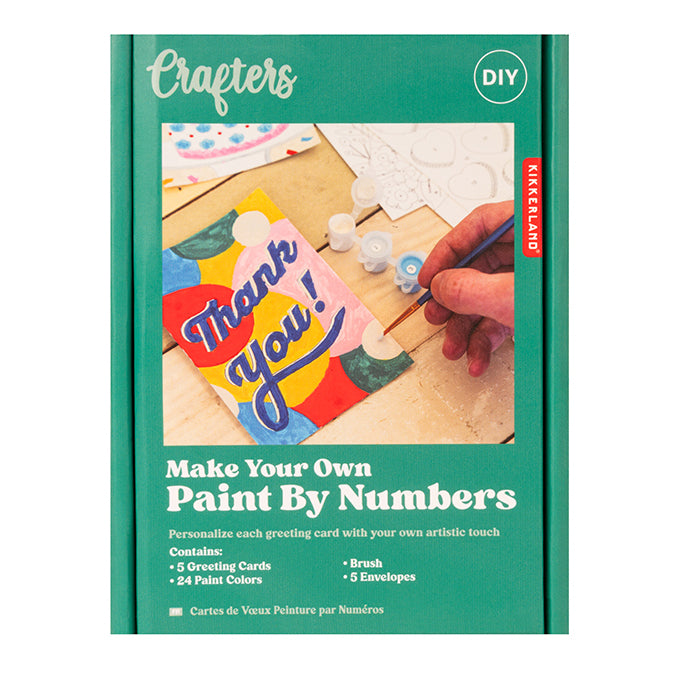 Crafters Paint By Numbers Greeting Cards