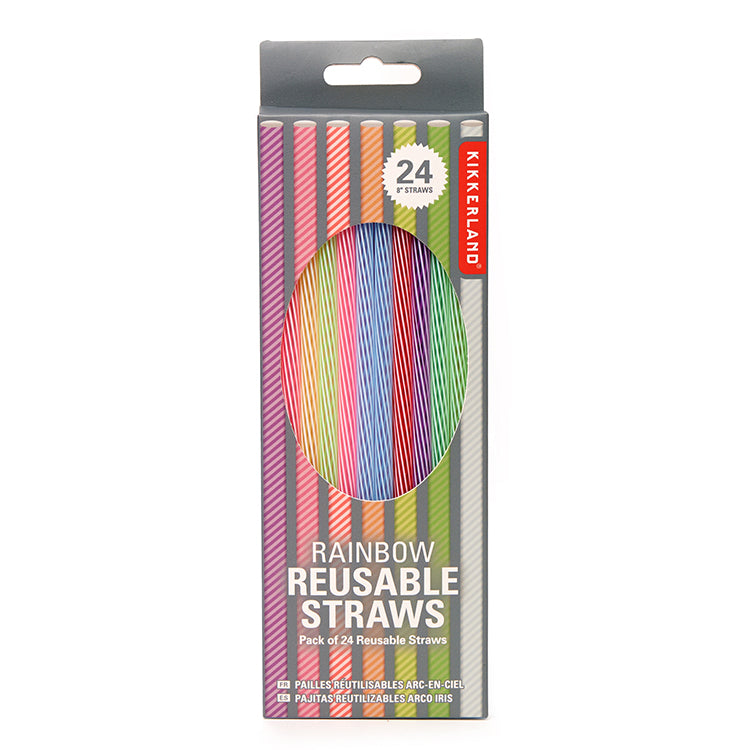 Rainbow Reusable Straws