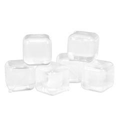 Clear Reusable Ice Cubes S/30