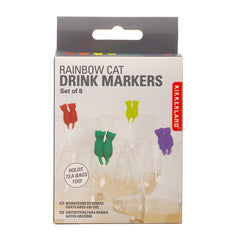 RAINBOW CAT DRINK MARKERS S/8