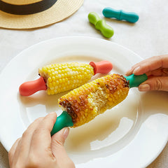 RAINBOW CORN HOLDERS S/6