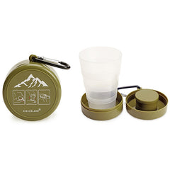 Collapsible Tumbler with Pill Compartment