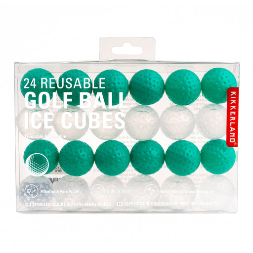 24 Reusable Golf Ball Ice Cubes