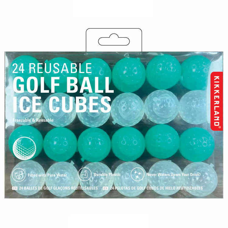 24 Reusable Golf Ball Ice Cubes