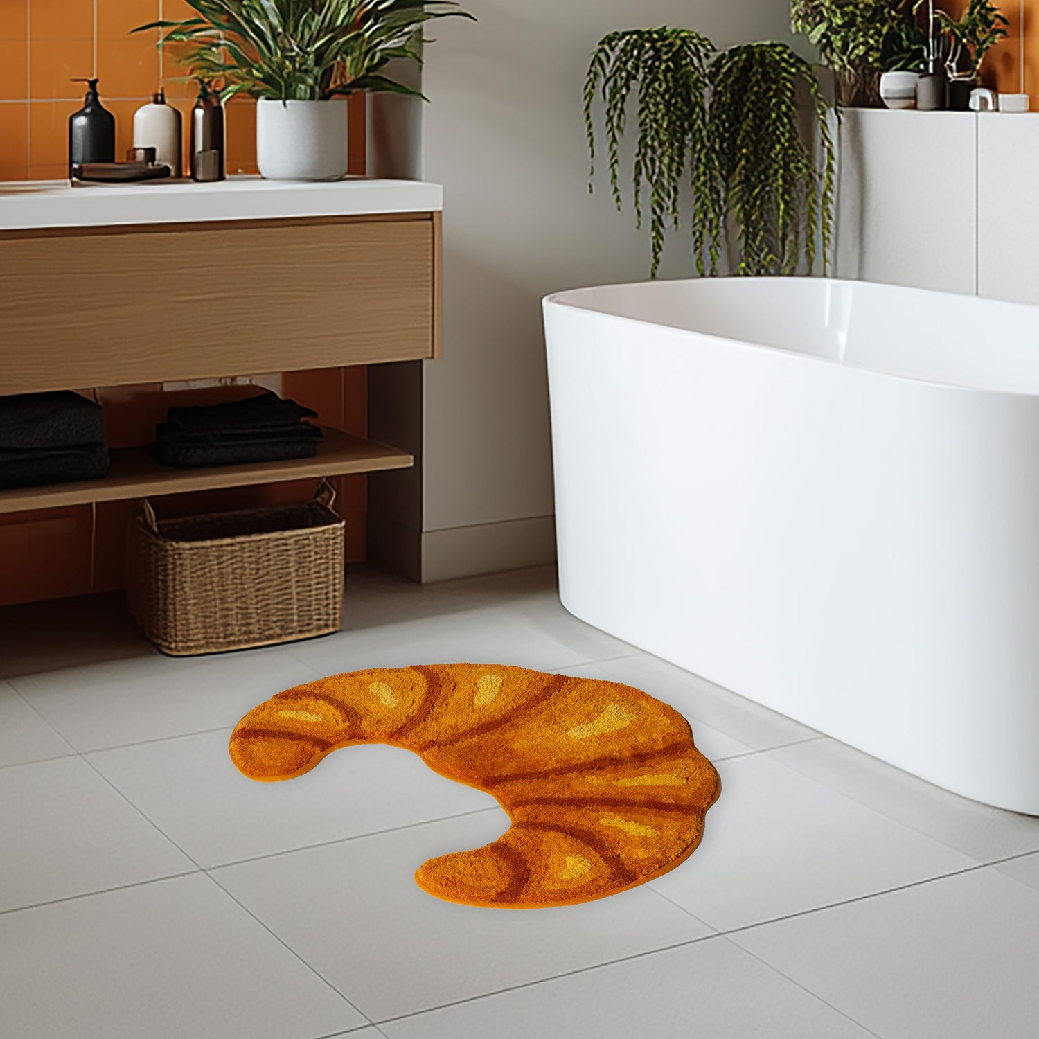 Croissant Bath Rug