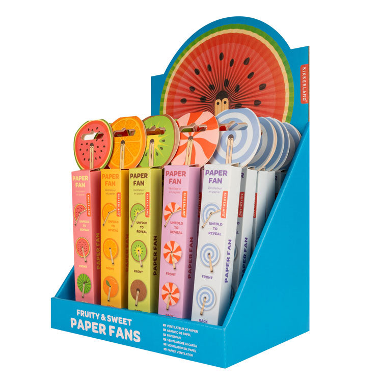 Fruity & Sweet Paper Fans