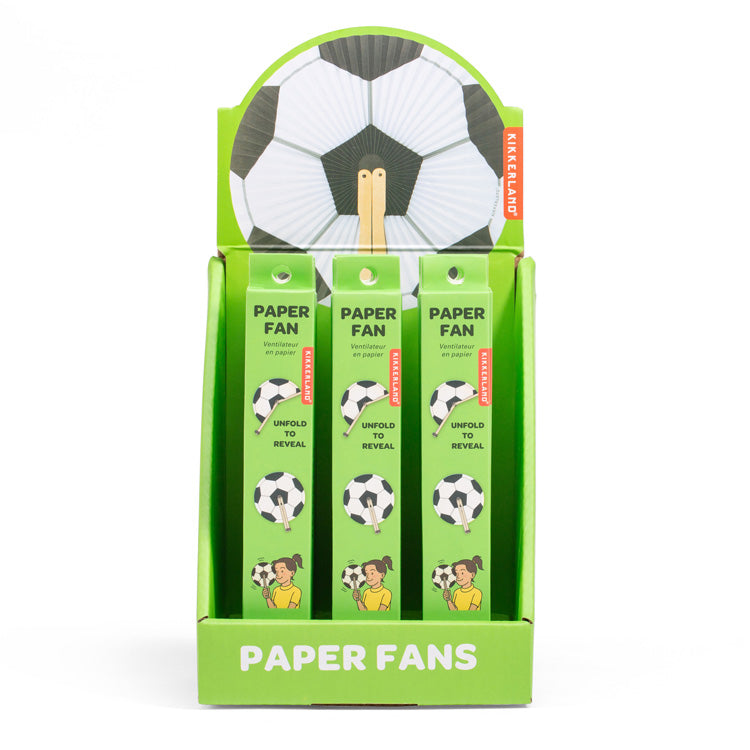 Soccer Paper Fan