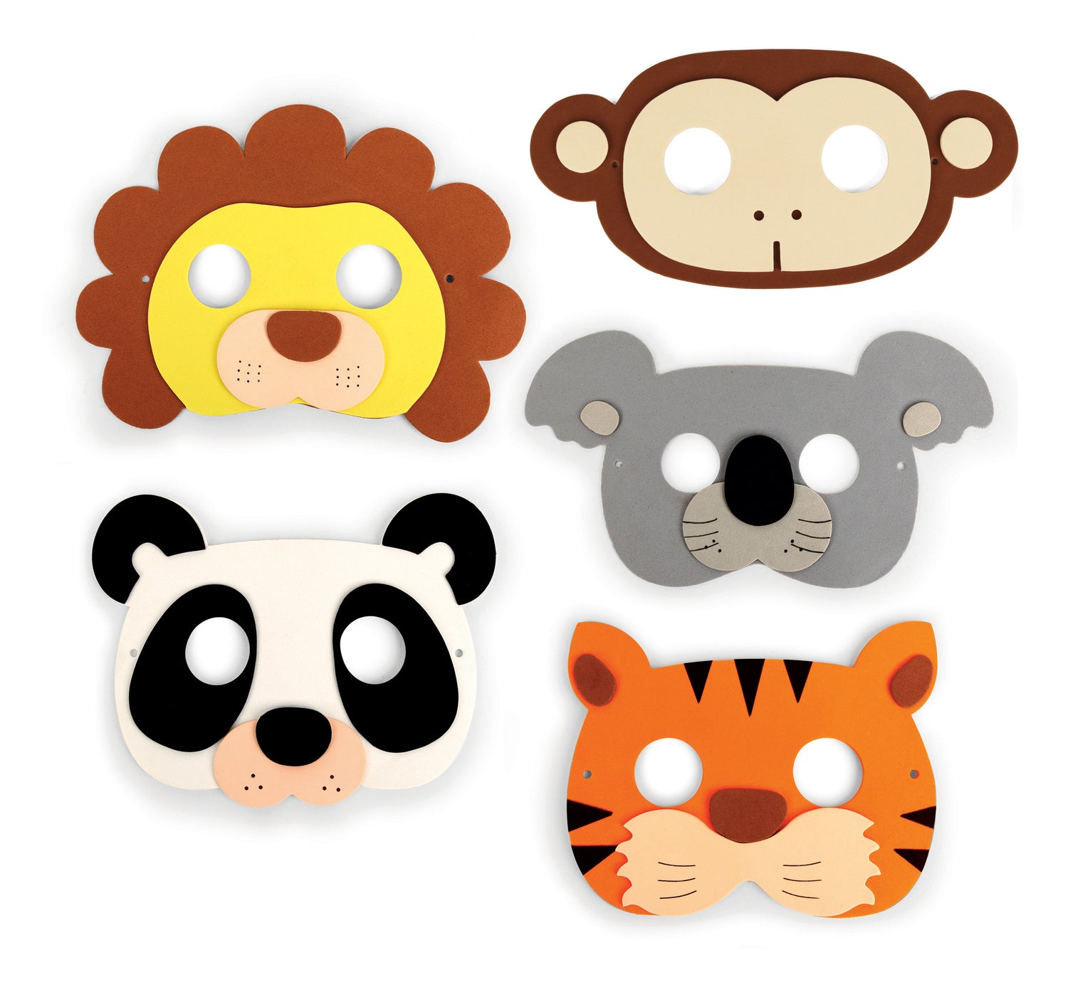 Jungle Party Masks
