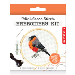 Mini Cross Stitch Embroidery Kit - Bird