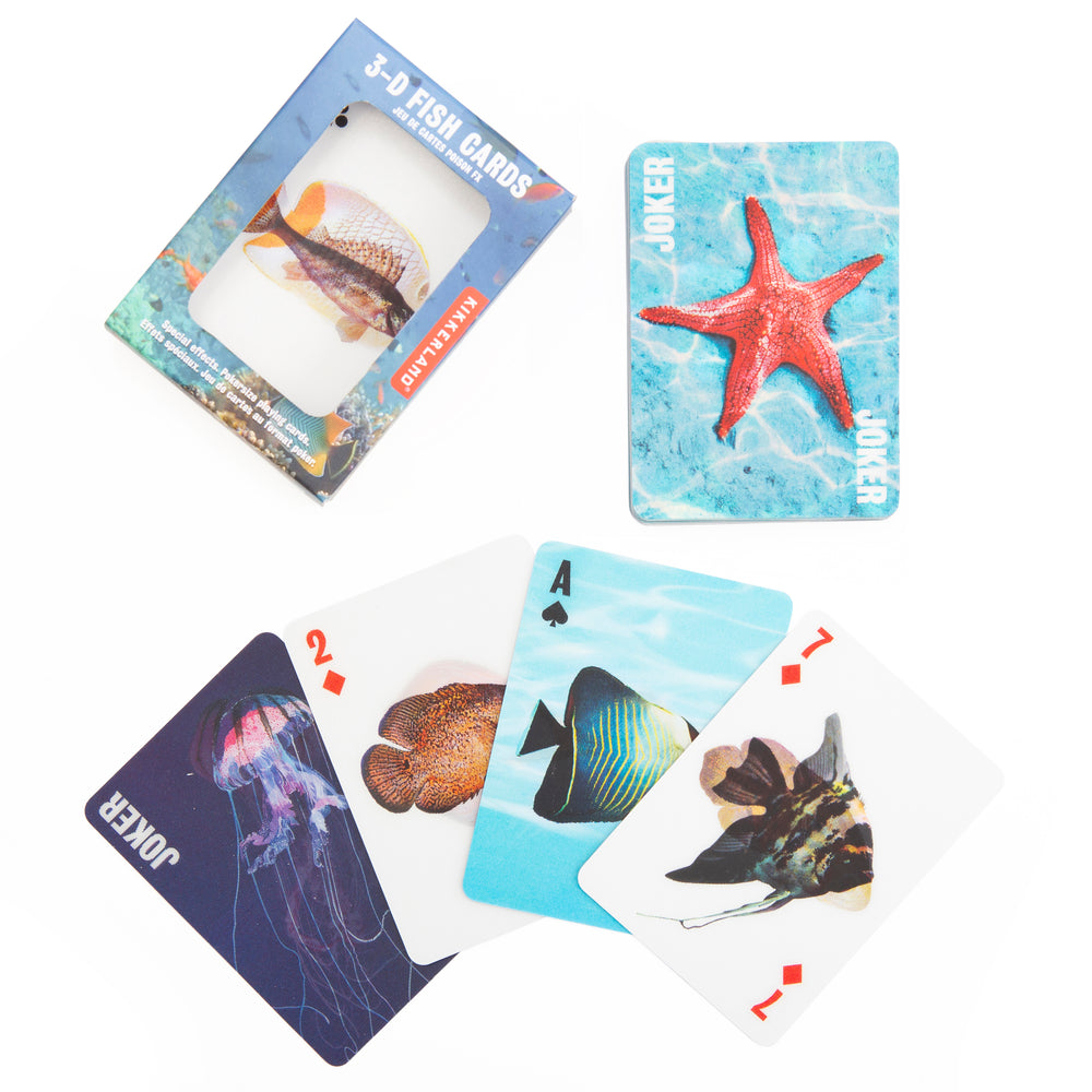 3-D Fish Cards