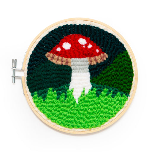 Mushroom Punch Needle Kit