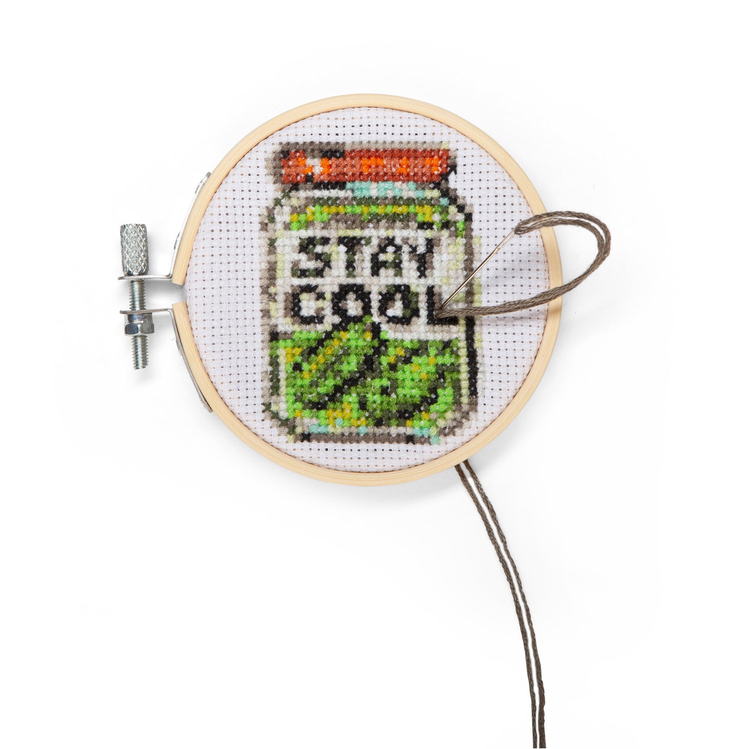 Pickle Mini Cross Stitch Embroidery