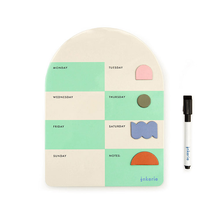 Magnetic Dry Erase Weekly Memo Board