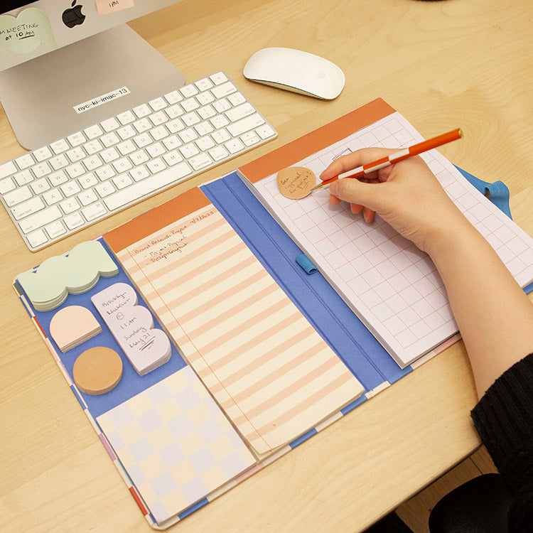 Notepad with Sticky Notes Set and Pen
