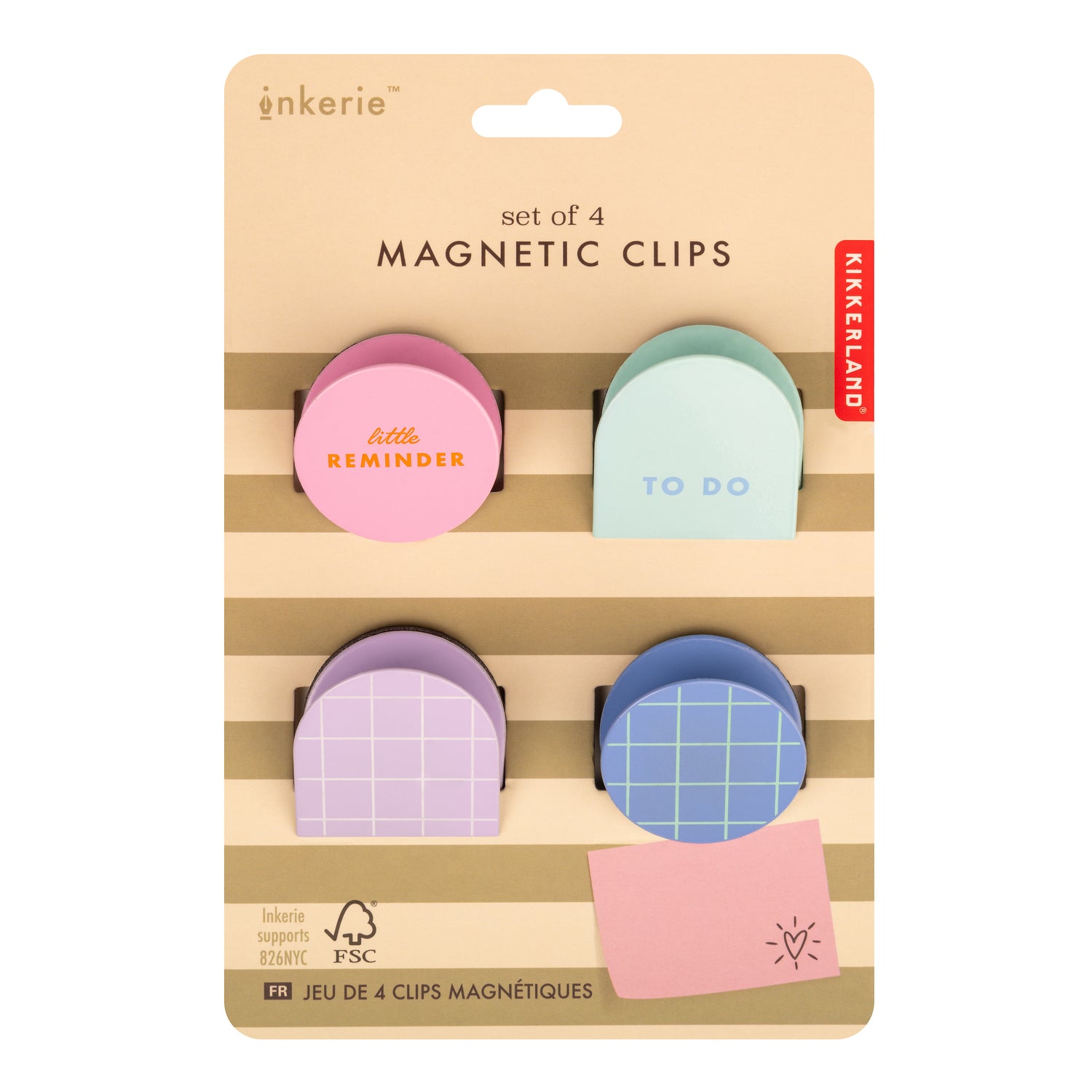 Inkerie Set of 4 Magnetic Clips