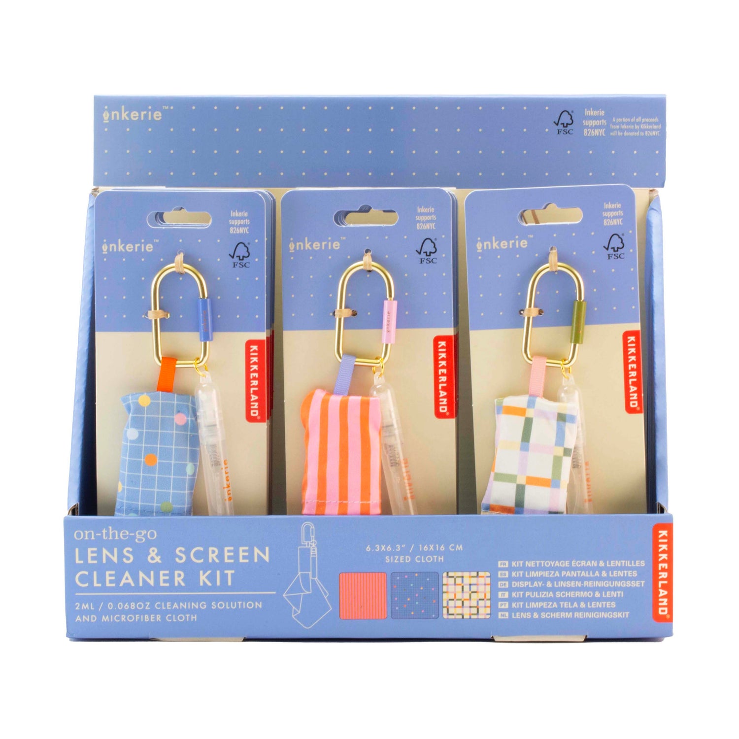 Inkerie On-the-Go Lens & Screen Cleaner Kit