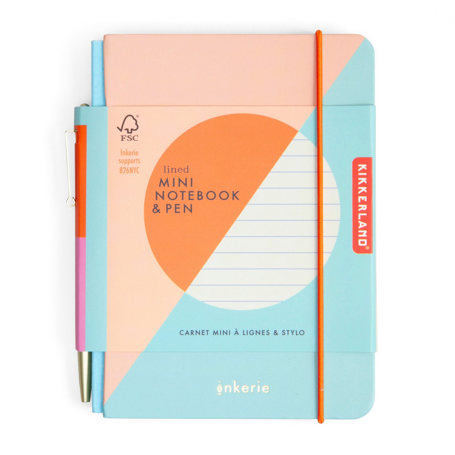Lined Mini Notebook & Pen