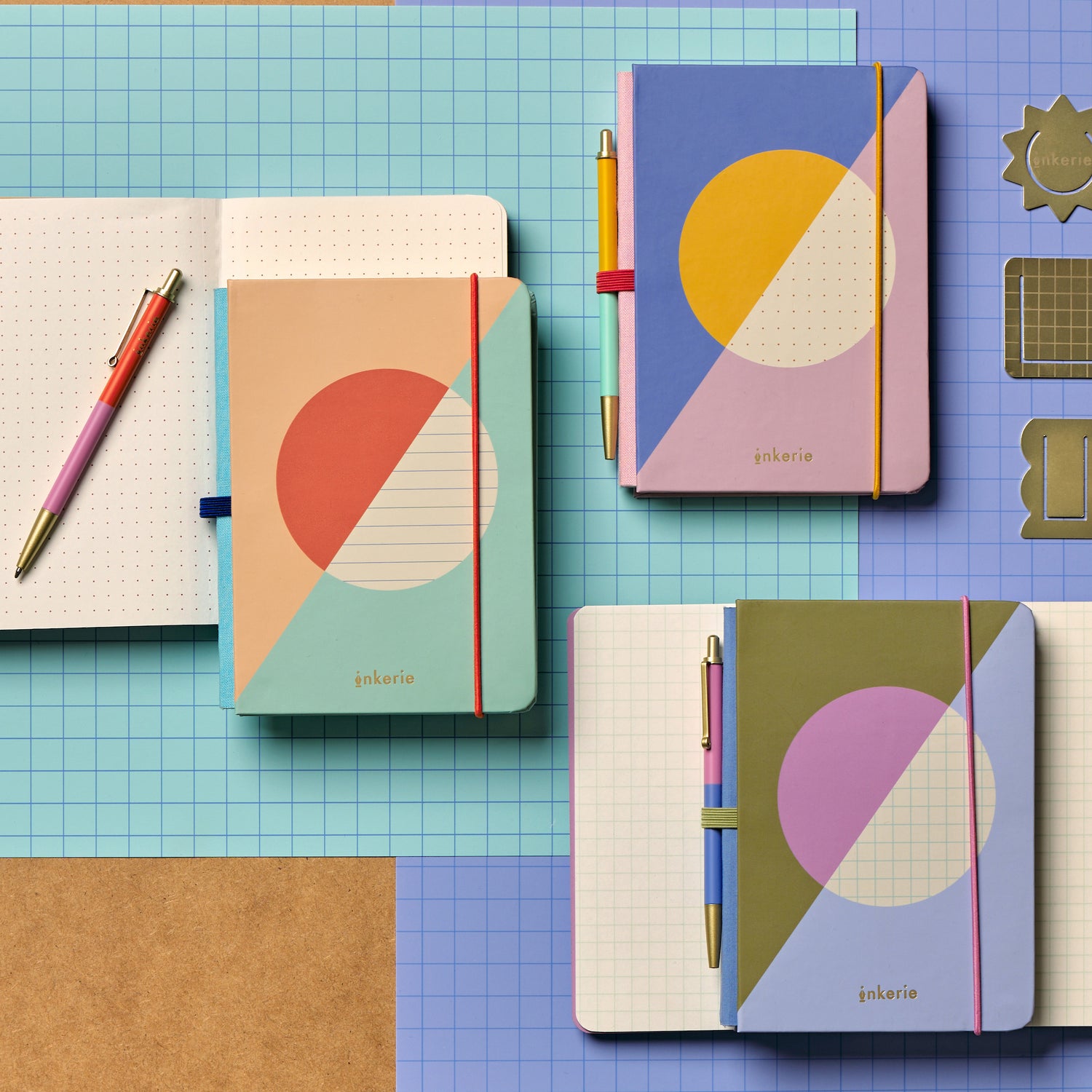 Dotted Mini Notebook & Pen