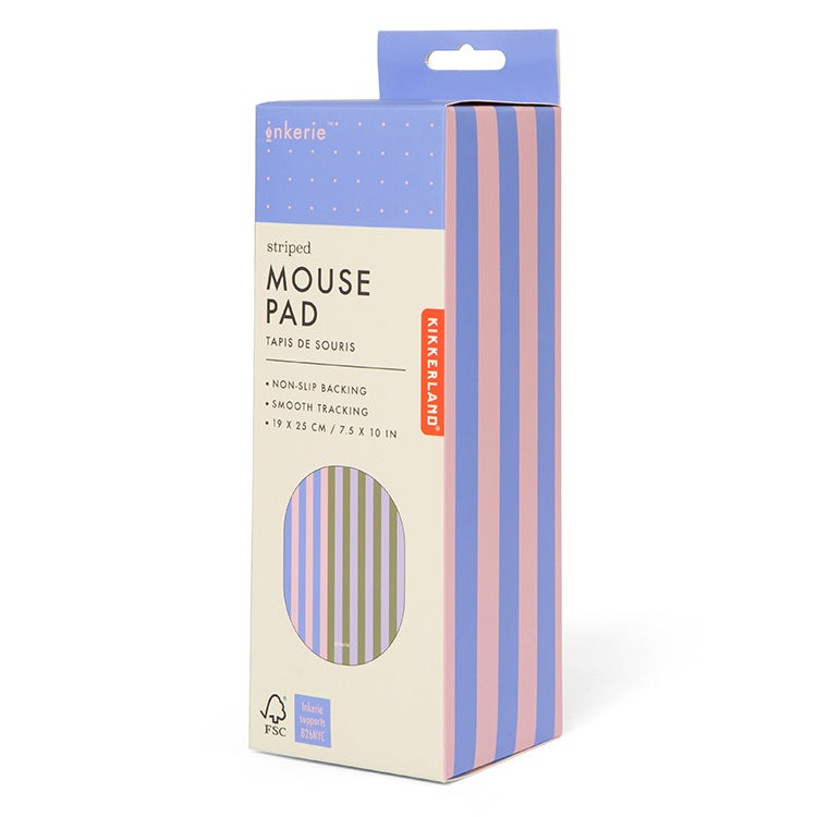 Inkerie Striped Mouse Pad