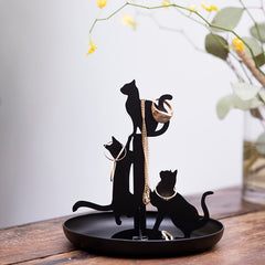 Black Cats Jewelry Holder