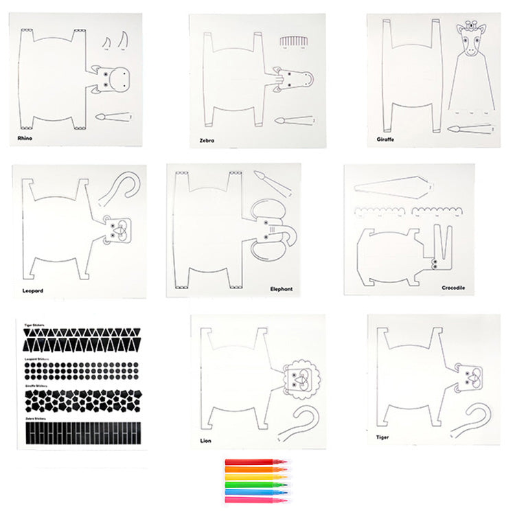 Make,Paint&Play-3D Safari FSC100%
