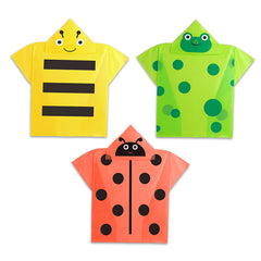Kidoki Garden Friends Rain Ponchos