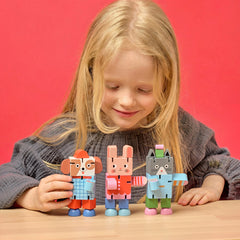 Kidoki Wooden Flexi-Animals
