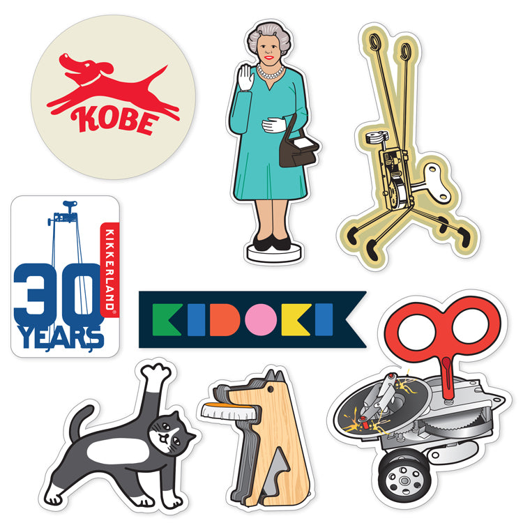 Kikkerland Stickers Asst 1