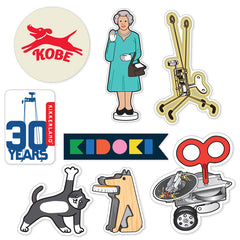 Kikkerland Stickers Asst 1