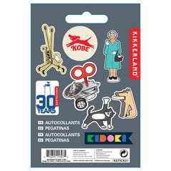 Kikkerland Stickers Asst 1
