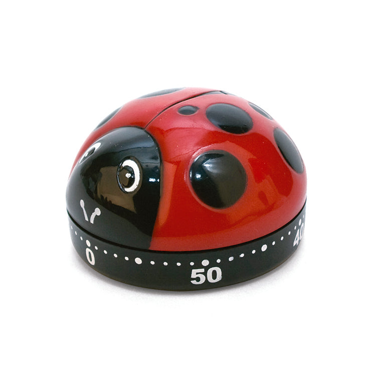 Kitchen Timer Ladybugs Red