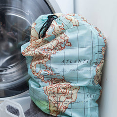 Maps Travel Laundry Bag