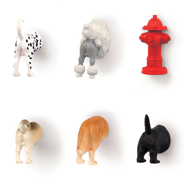 Dog Butt Magnets 6 Per Set