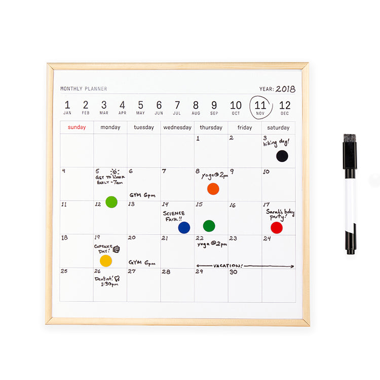 White Board Calendar