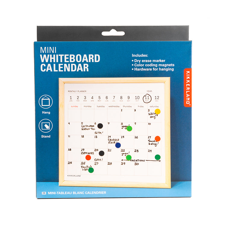 Mini White Board Calendar