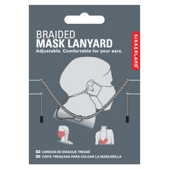 Braided Mask Lanyard - Black