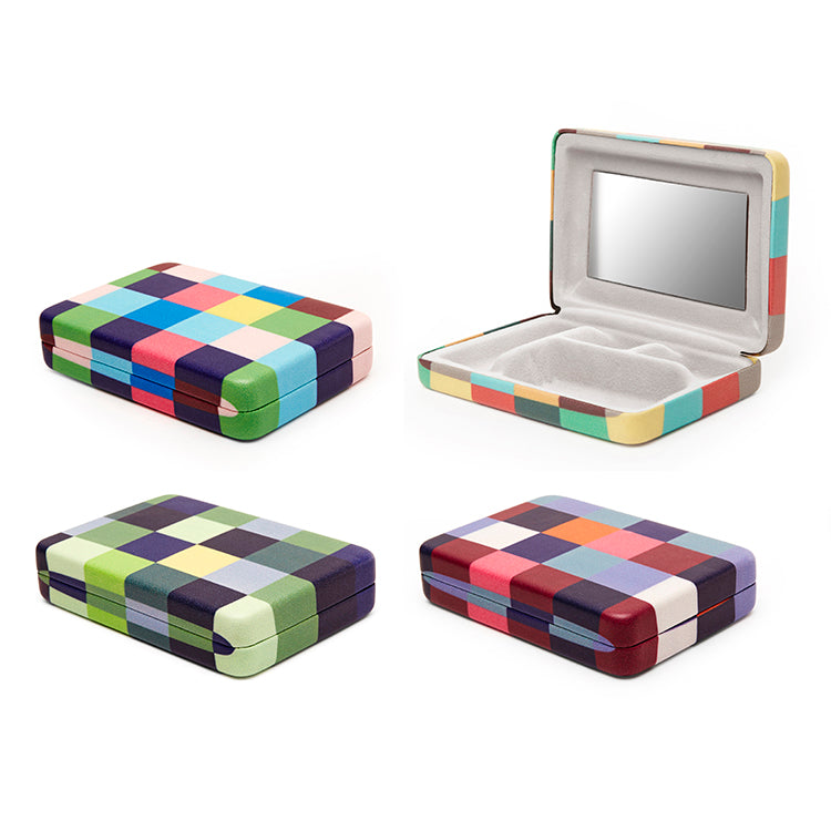 Plaid Travel Jewelry Case