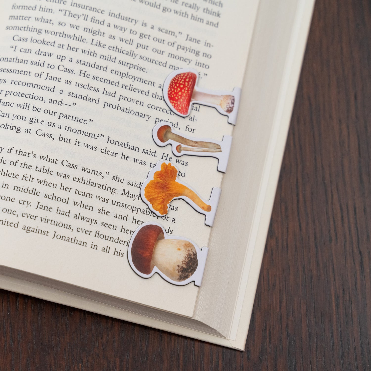 Mushroom Magnetic Bookmarks