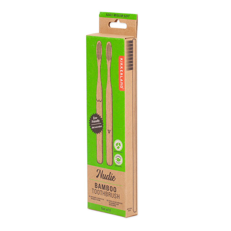 Nudie Bamboo Toothbrush Set