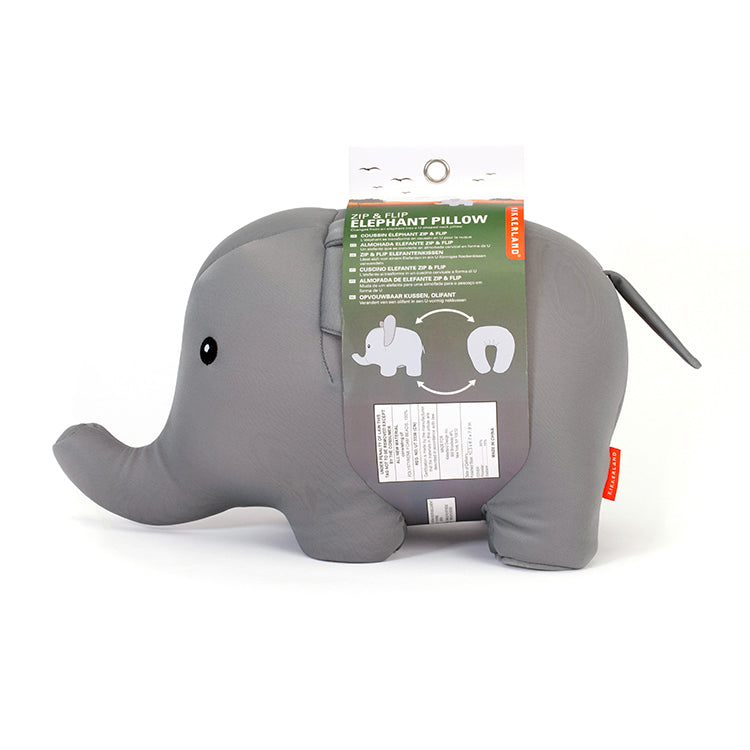 Zip & Flip Elephant Pillow