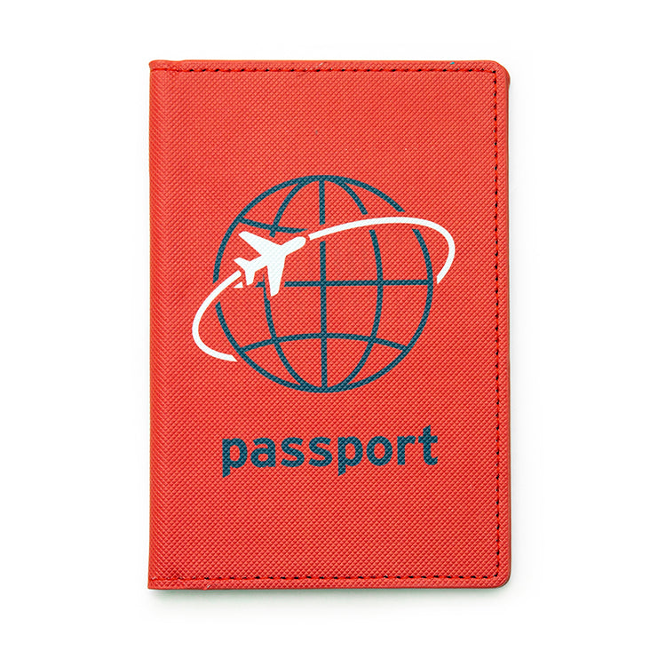 Red Jet Set Passport Case
