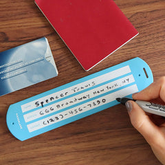 Blue Slap Luggage Tag