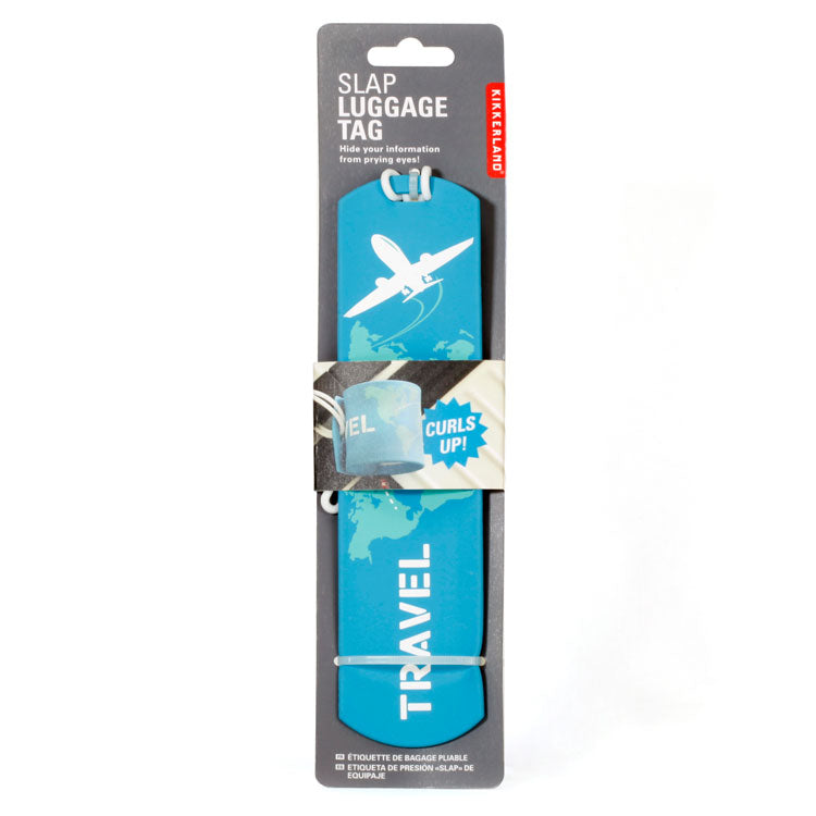 Blue Slap Luggage Tag