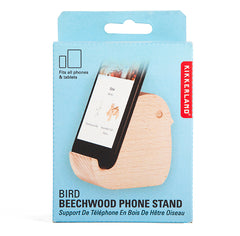 Bird Beechwood Phone Stand