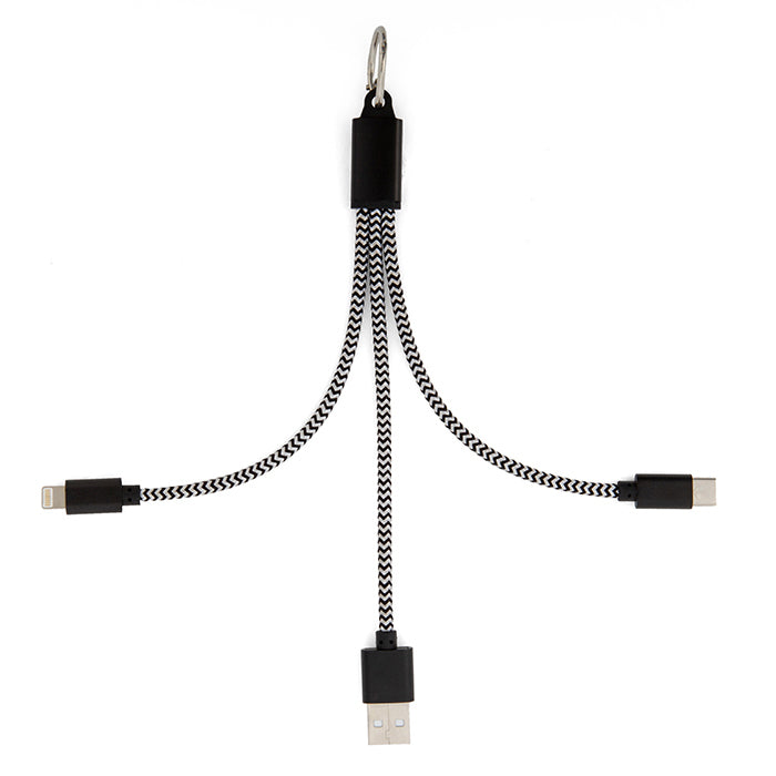 3-in-1 Charging Keyring